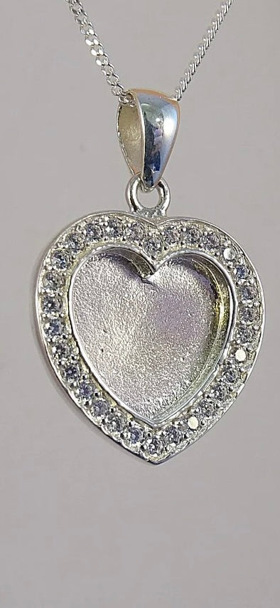 Heart CZ pendant