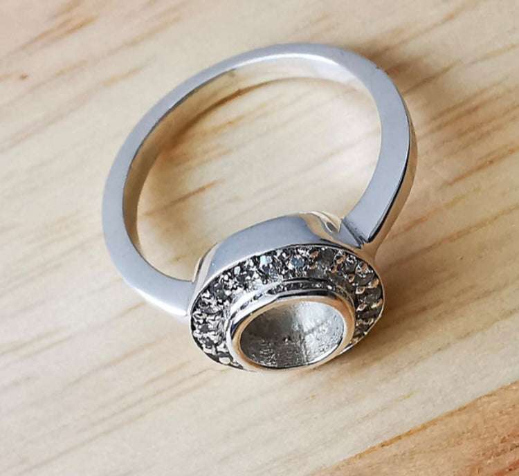 Halo Cluster CZ ring