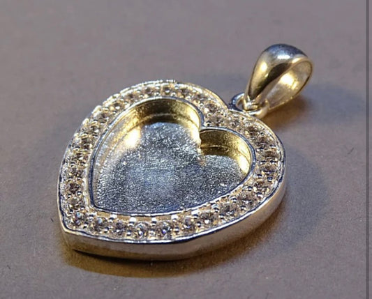 Heart CZ pendant