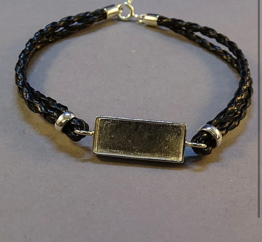 Men’s leather bracelet