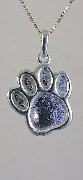Paw print pendant