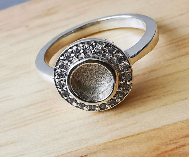 Halo Cluster CZ ring